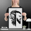 Fierce Fusion Wall Decor Framed poster - STYLISHOUR