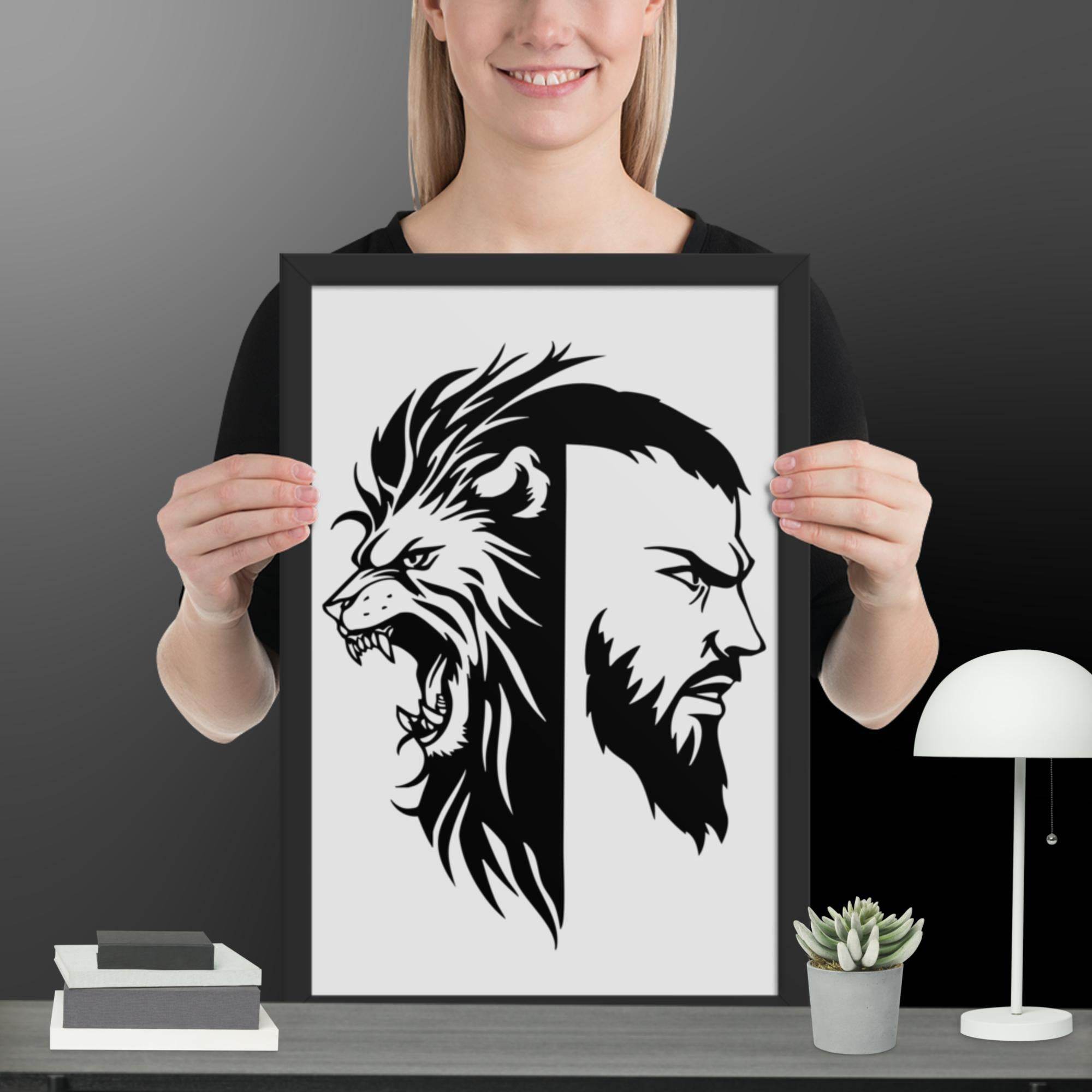 Fierce Fusion Wall Decor Framed poster - STYLISHOUR