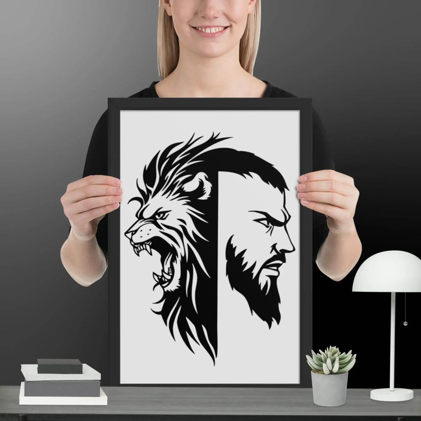 Fierce Fusion Wall Decor Framed poster - STYLISHOUR