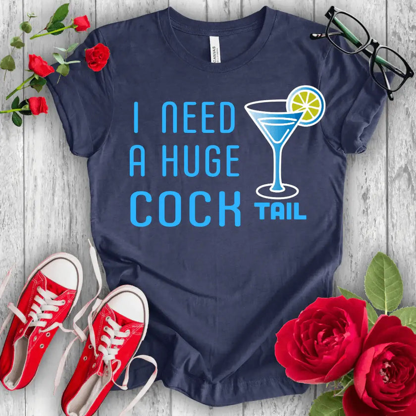 I need a huge cocktail premium tee - STYLISHOUR
