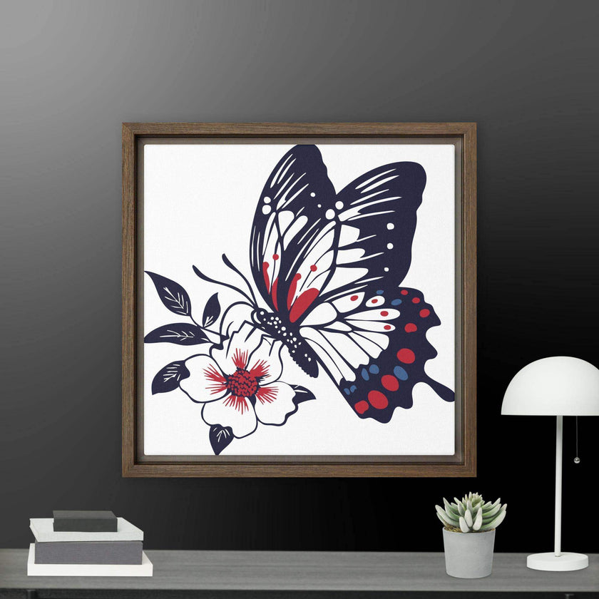Adorable Butterfly Framed canvas - STYLISHOUR