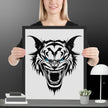 Roaring Madness Wall Art Framed poster - STYLISHOUR