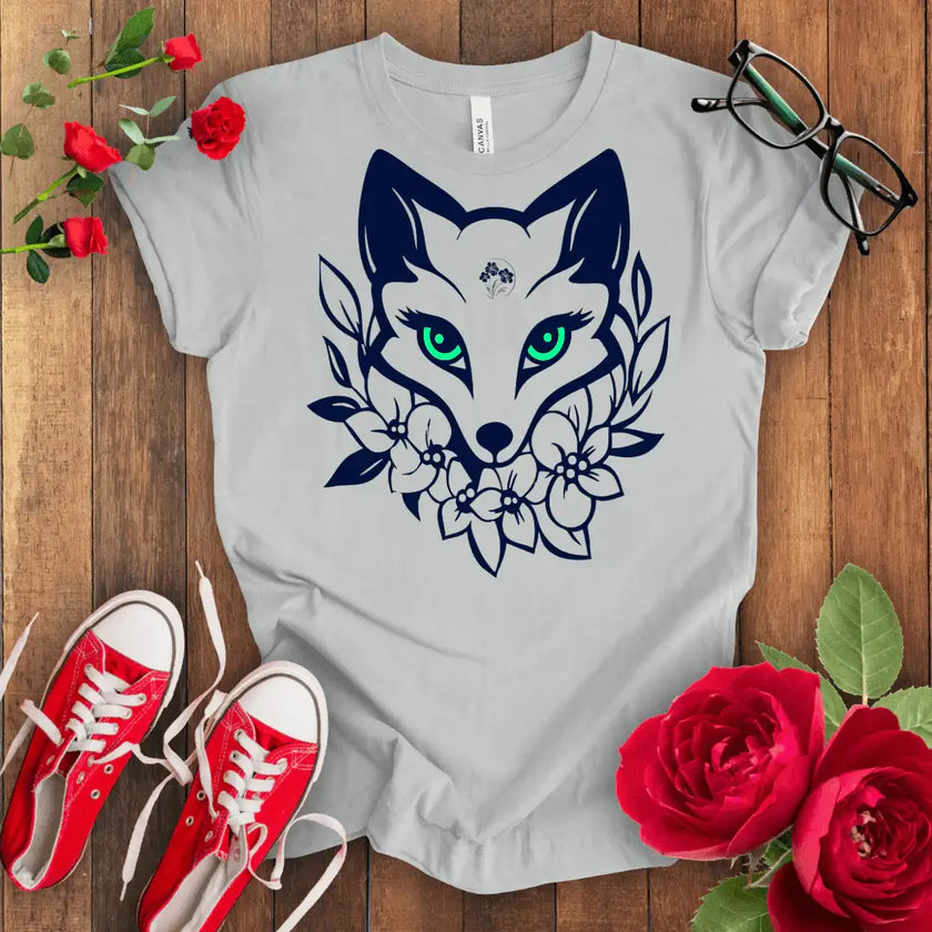 Sneaky Fox Tee: Adorable Animal Print Shirt - STYLISHOUR