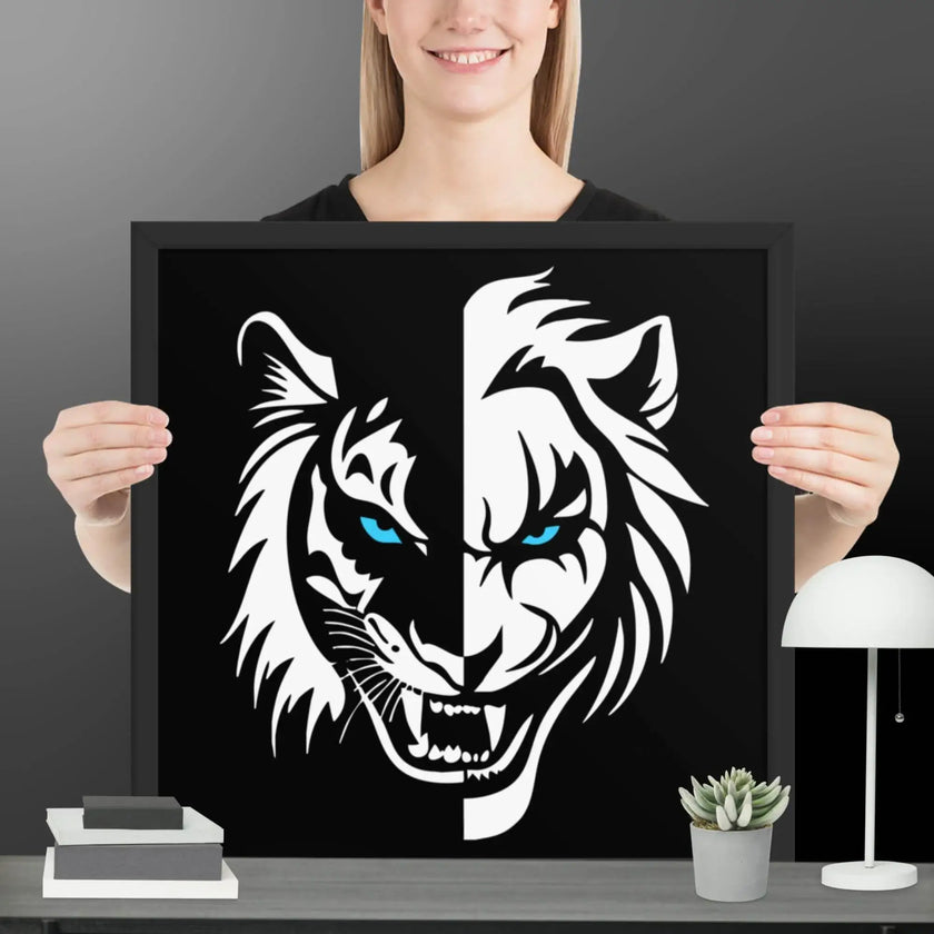 Roar & Madness Wall Art Framed Poster - STYLISHOUR