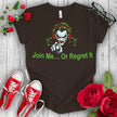 Join Me or Regret It Joker T-shirt - STYLISHOUR
