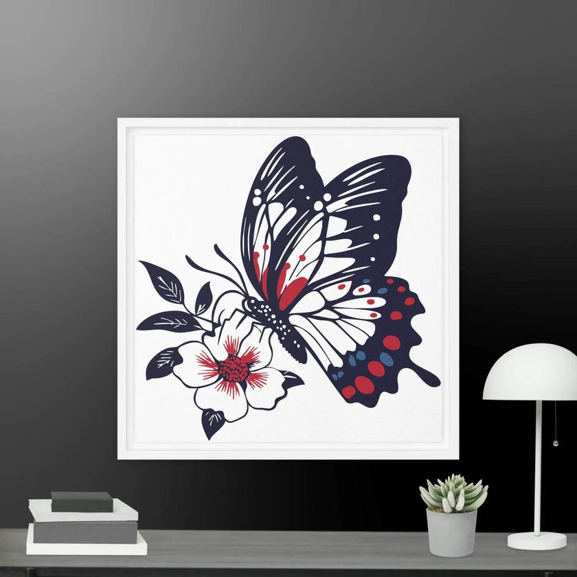 Adorable Butterfly Framed canvas - STYLISHOUR