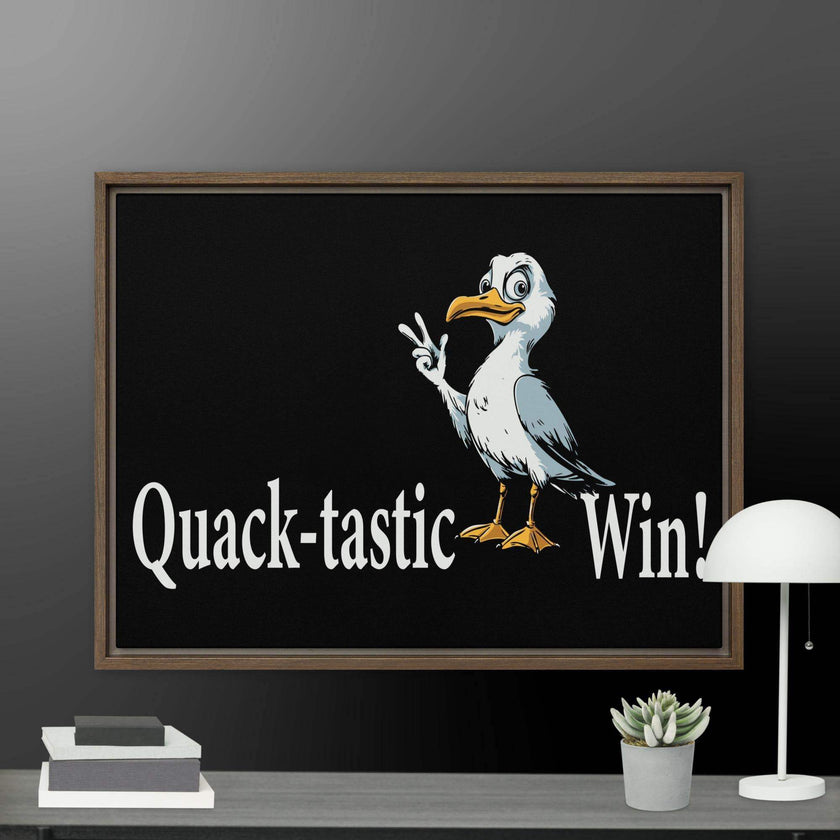 Fantastic Win Framed canvas - STYLISHOUR