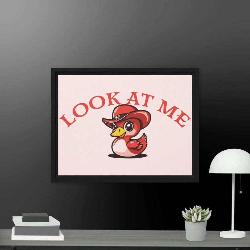 Look At Me Framed canvas - STYLISHOUR