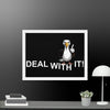 Deal with it Duck Framed canvas - STYLISHOUR