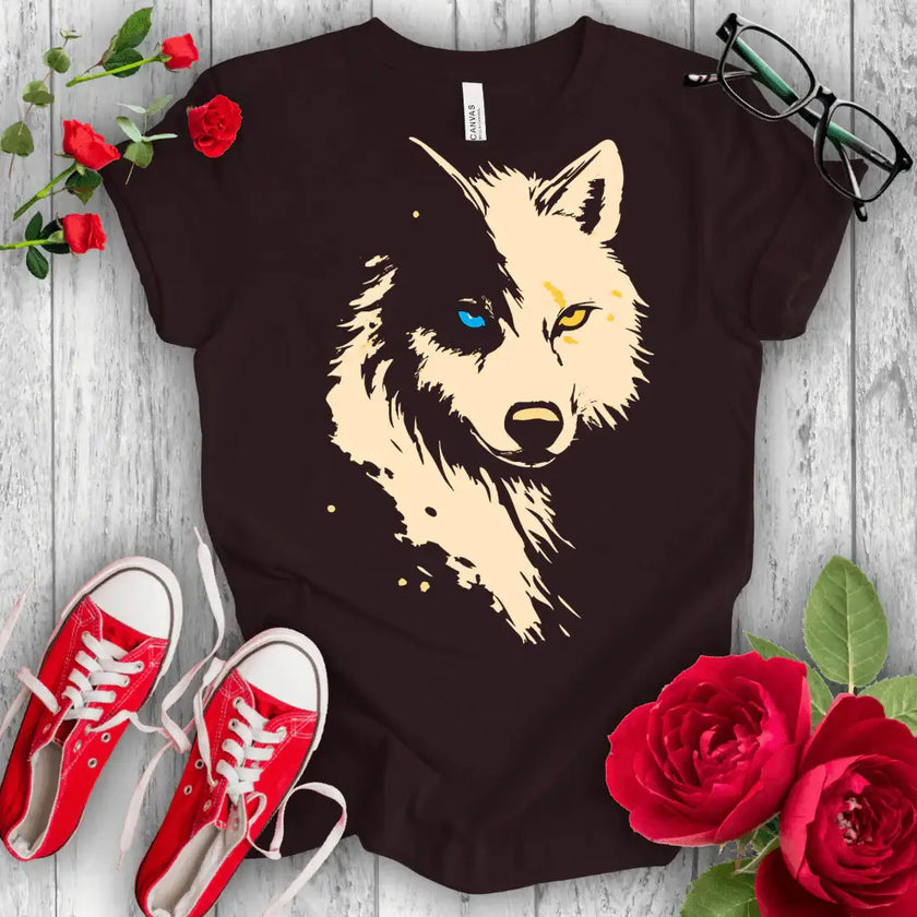 Shadow Wolf Tee - Embrace the Call - STYLISHOUR