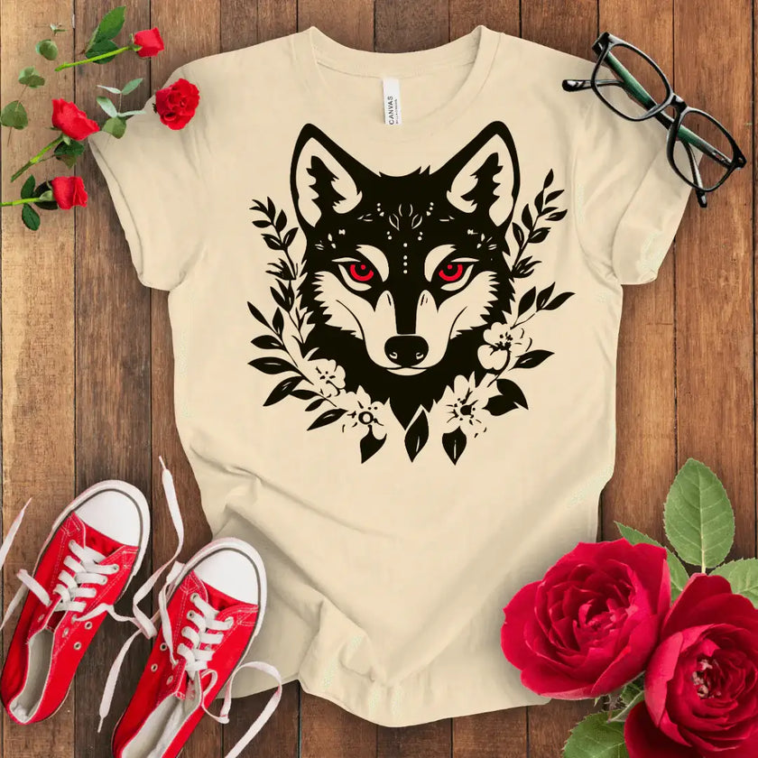 Midnight Wolf Tee - Howl in Style - STYLISHOUR