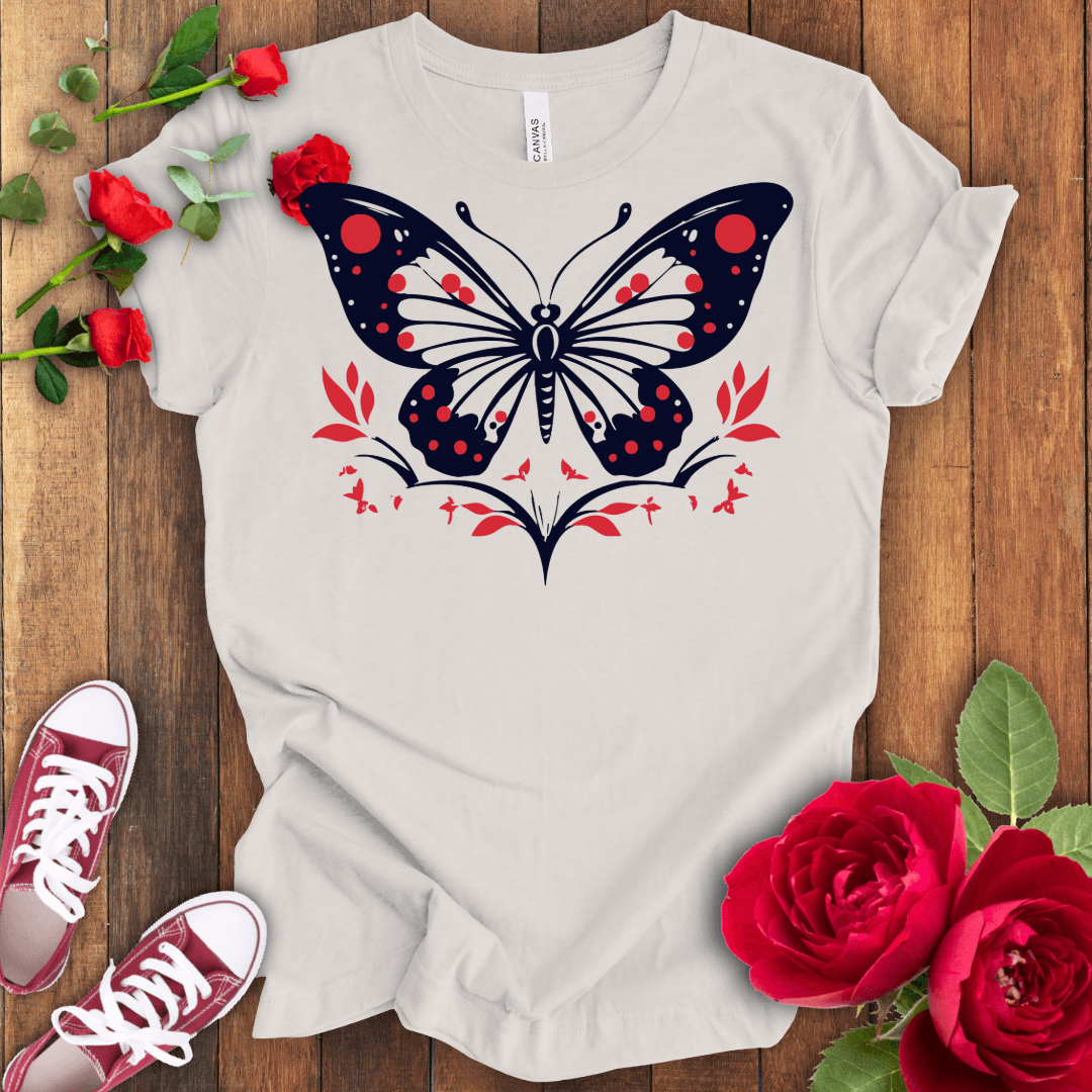 Blooming Butterfly Sky T-shirt - STYLISHOUR