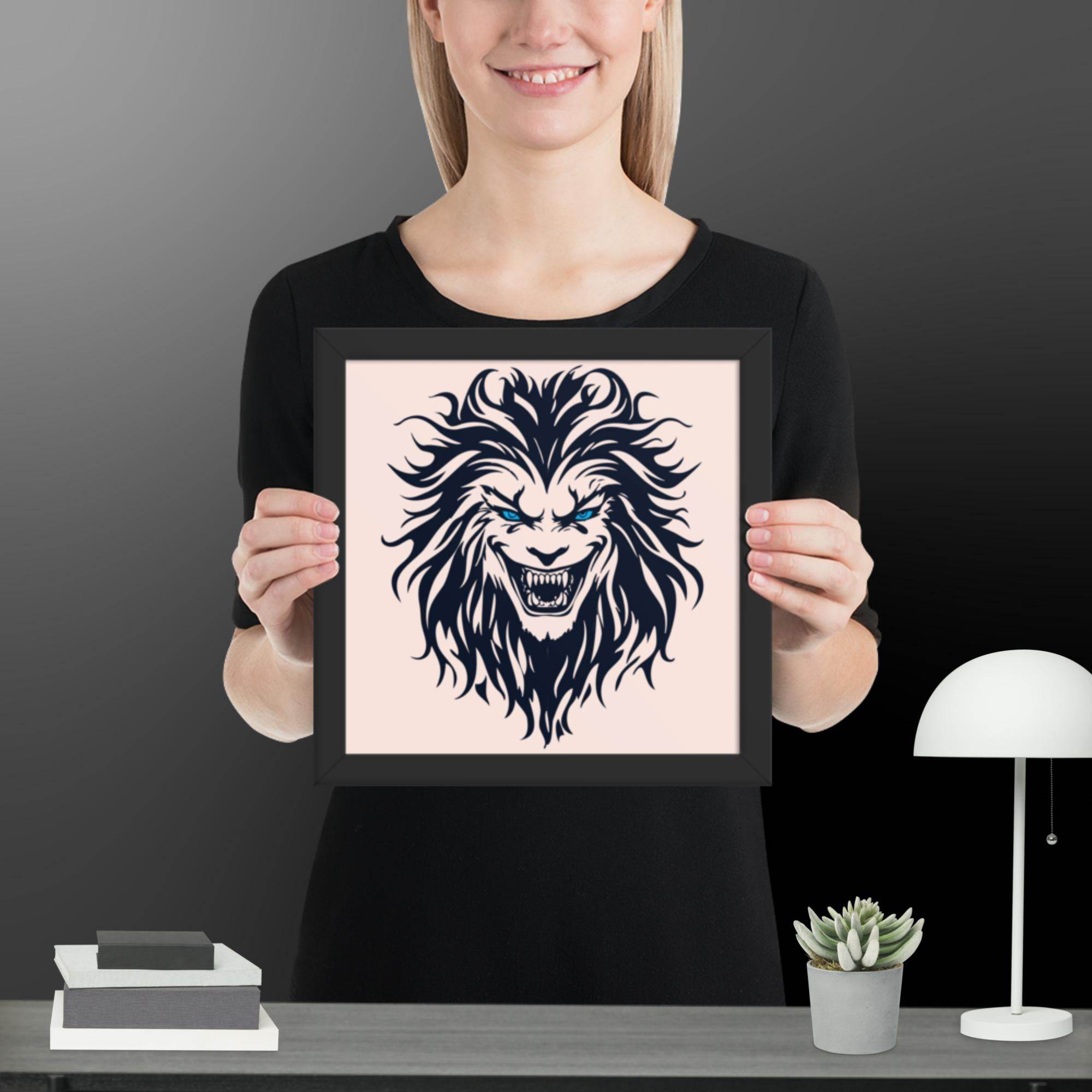Savage Smile Wall Art Framed poster - STYLISHOUR