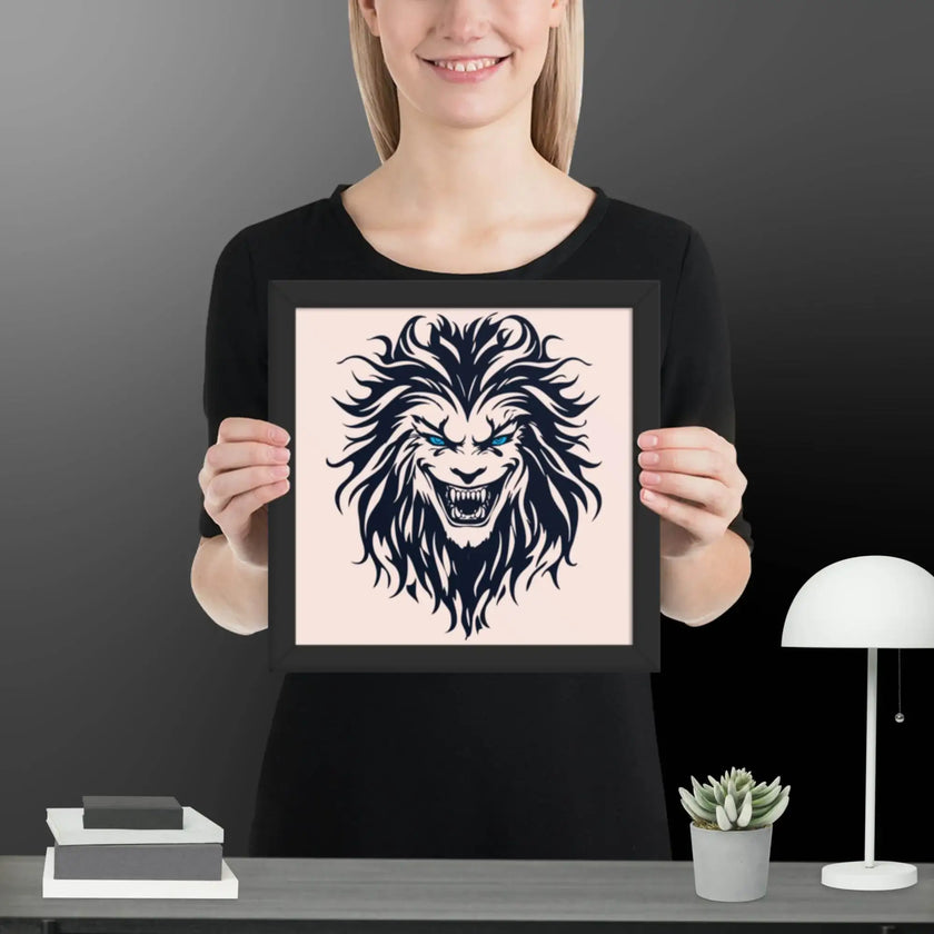 Savage Smile Wall Art Framed poster - STYLISHOUR