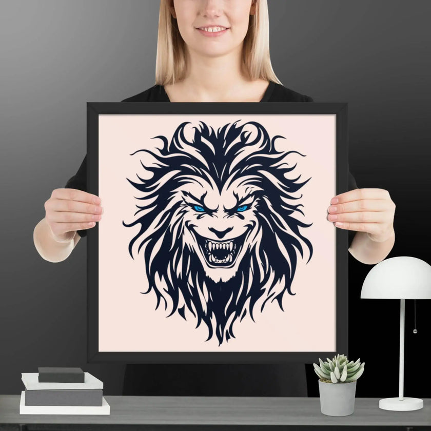 Savage Smile Wall Art Framed poster - STYLISHOUR