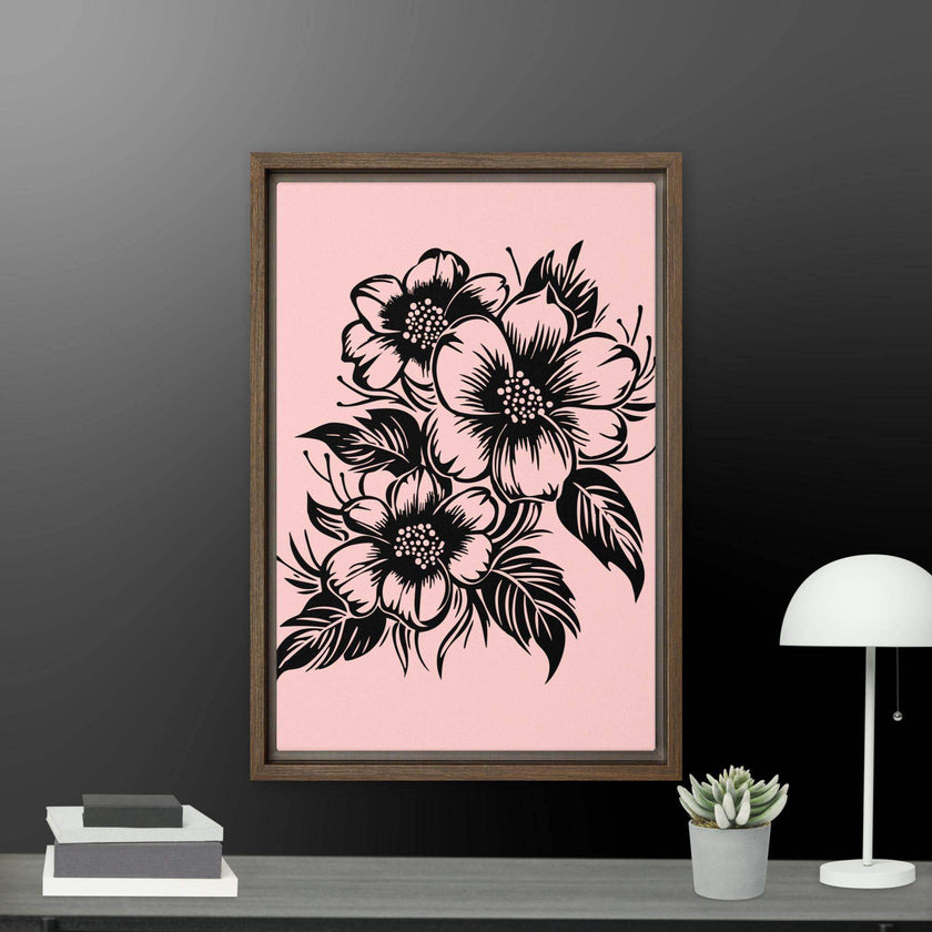 Flower Framed canvas - STYLISHOUR