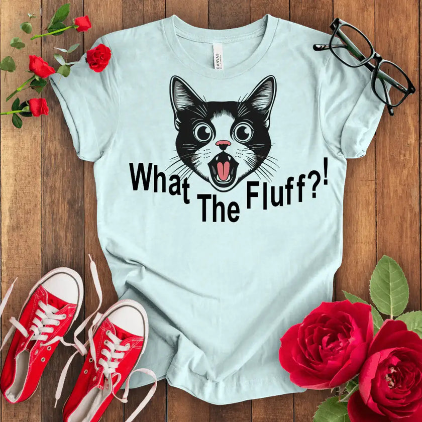 What the Fluff Cat T-shirt - STYLISHOUR