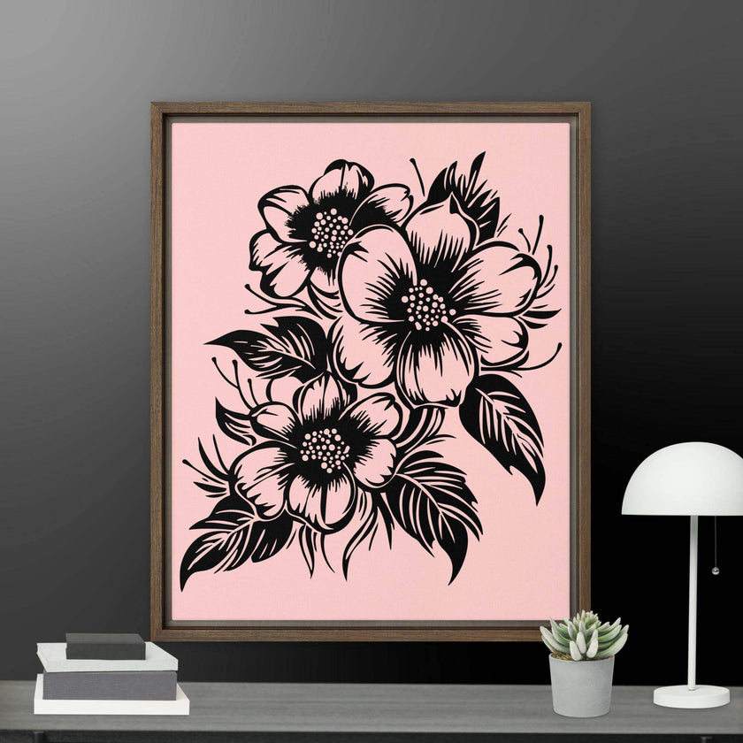 Flower Framed canvas - STYLISHOUR