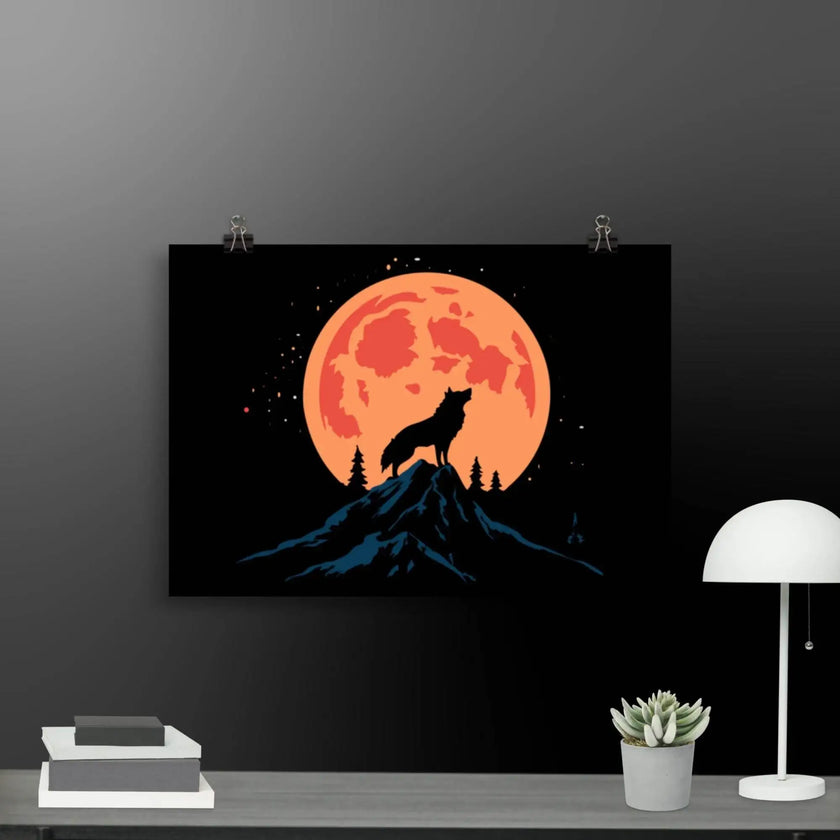 Howling Wolf Poster - STYLISHOUR