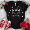 Crowned Kitty Queen T-shirt - STYLISHOUR