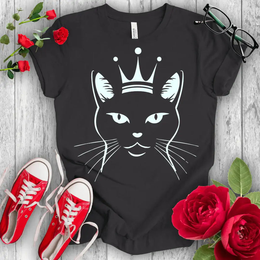 Queen Kitty Tee - Purrfection in Style - STYLISHOUR