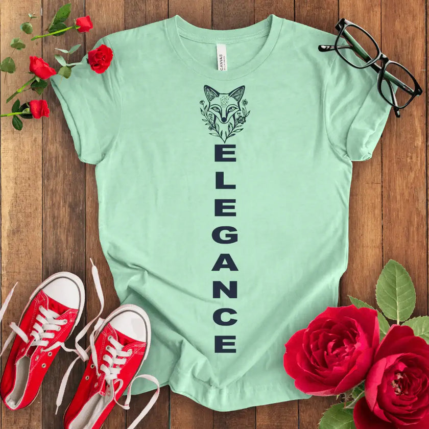 Elegant Fox Tee: Comfort & Style in One! - STYLISHOUR