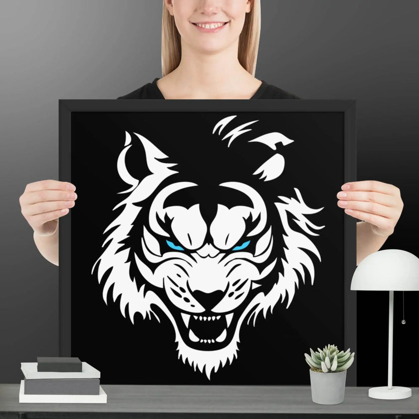 Fusion of Beast and Madness Framed poster - STYLISHOUR