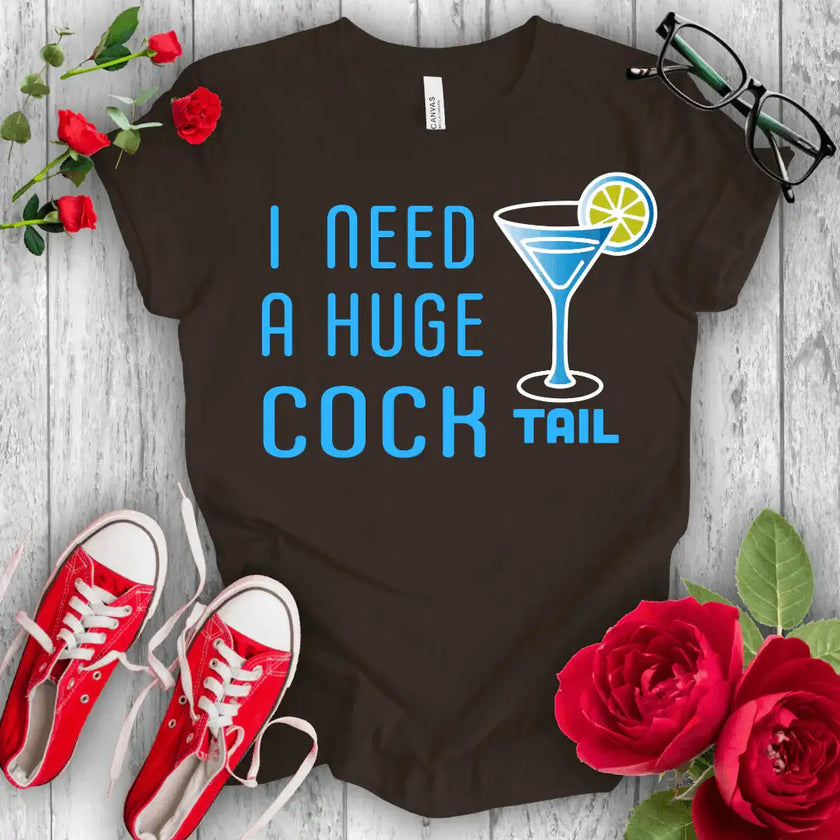 I need a huge cocktail premium tee - STYLISHOUR