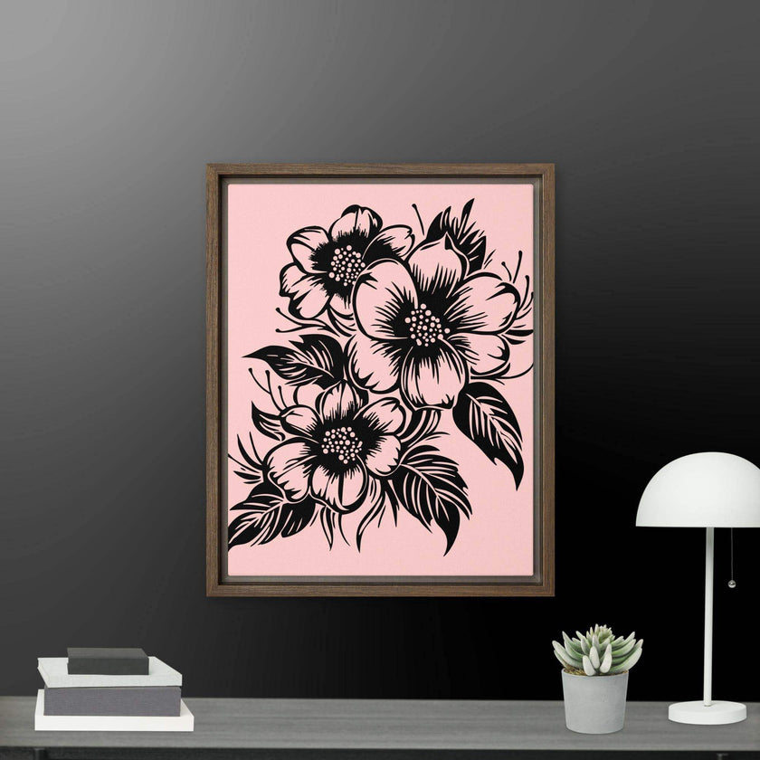 Flower Framed canvas - STYLISHOUR