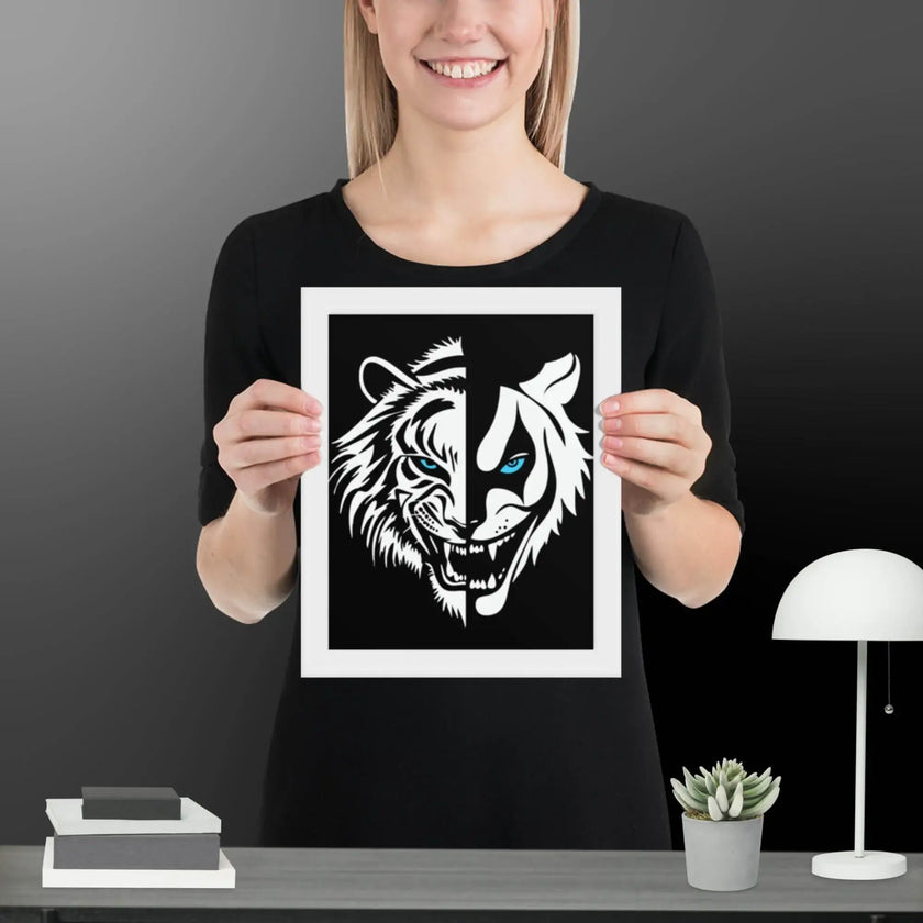 Laugh of the Wild Framed poster - STYLISHOUR