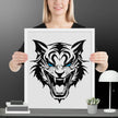 Fierce Fusion Wall Art Framed poster - STYLISHOUR