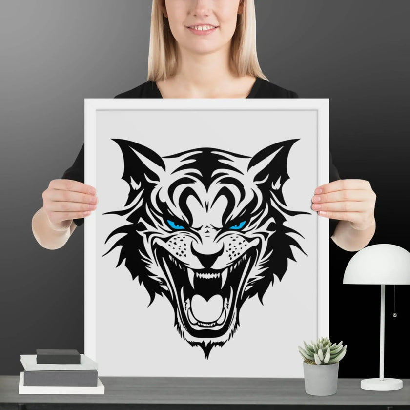 Fierce Fusion Wall Art Framed poster - STYLISHOUR