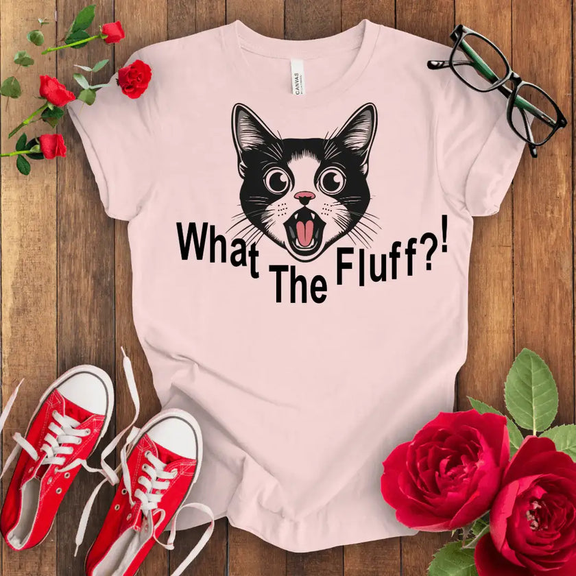 What the Fluff Cat T-shirt - STYLISHOUR