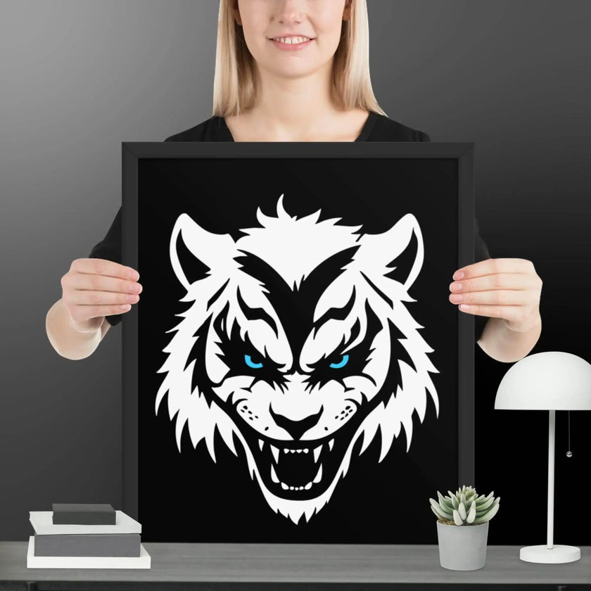 Fusion of Beast and Madness Framed poster - STYLISHOUR