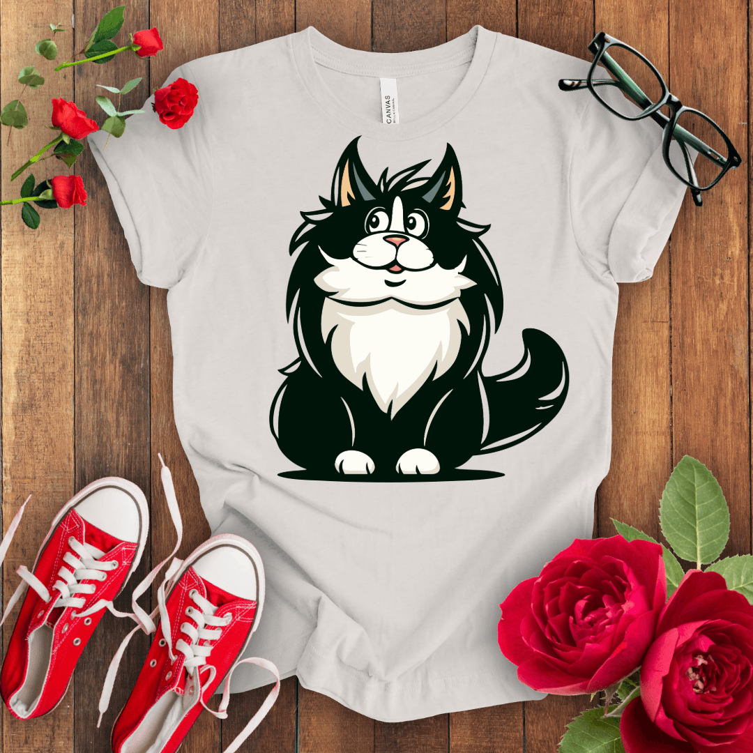 Cute Meow Vibes T-shirt - STYLISHOUR