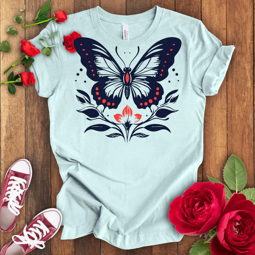Wings of Freedom Butterfly T-shirt - STYLISHOUR