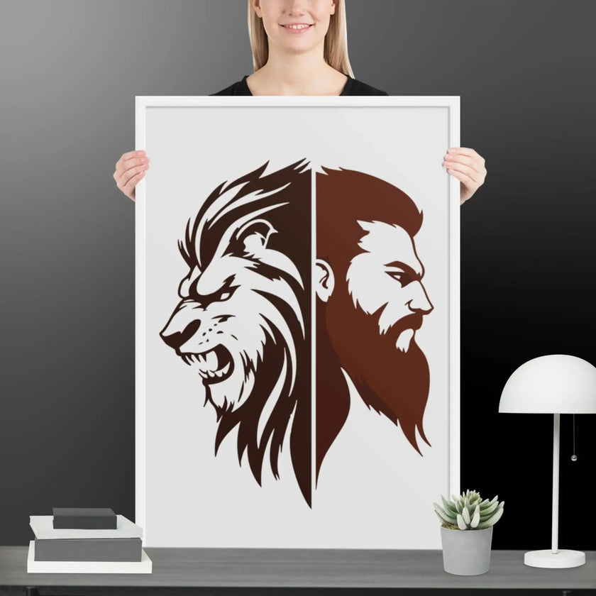 Fierce Fusion Wall Art Framed poster - STYLISHOUR