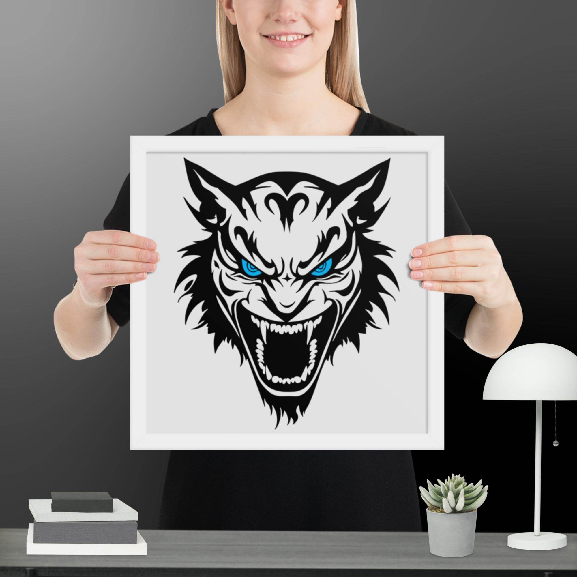Jungle Madness Wall Art Framed poster - STYLISHOUR