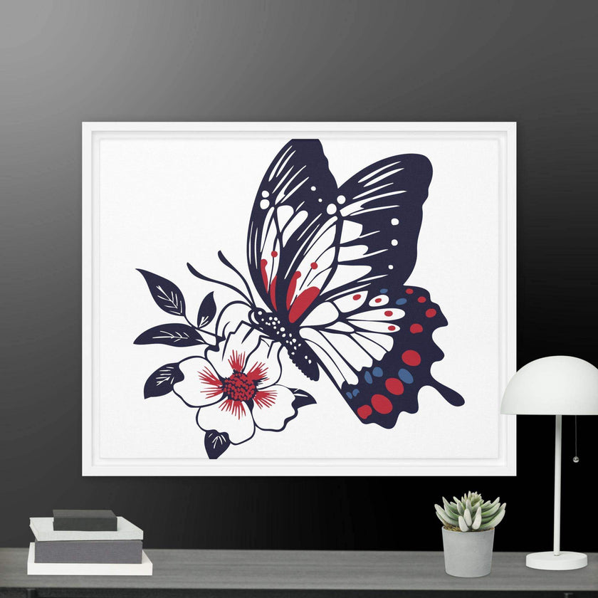 Adorable Butterfly Framed canvas - STYLISHOUR