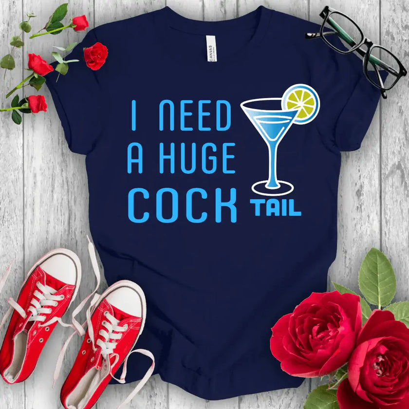I need a huge cocktail premium tee - STYLISHOUR
