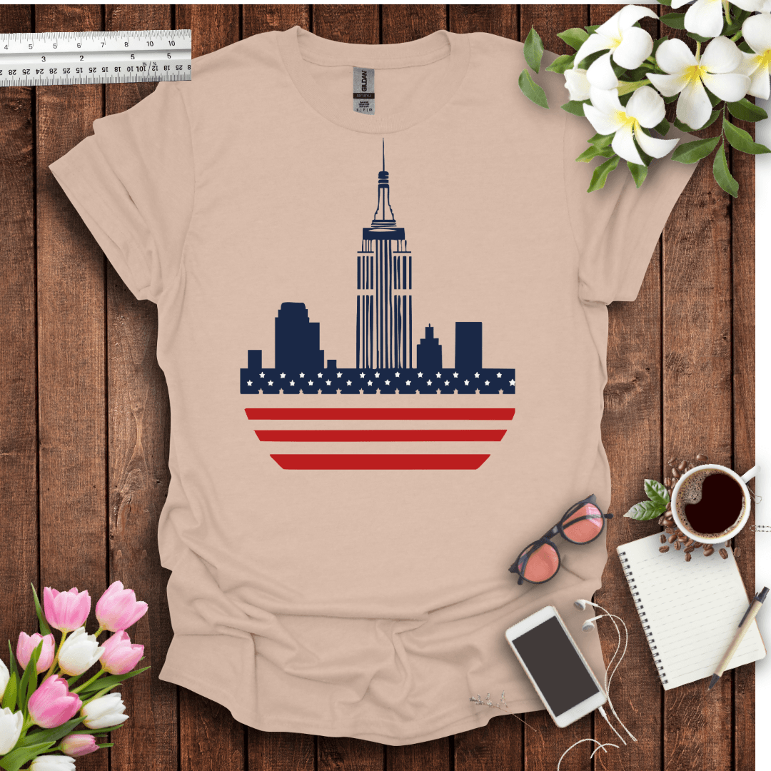 New-York Empire Building Unisex T-Shirt - STYLISHOUR