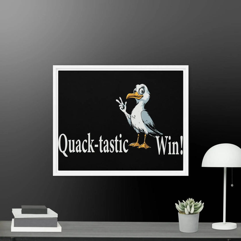 Fantastic Win Framed canvas - STYLISHOUR