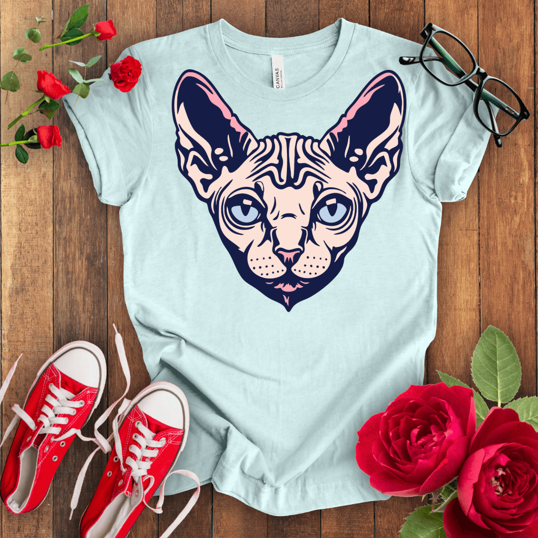 Suspicious Cute Cat T-shirt - STYLISHOUR