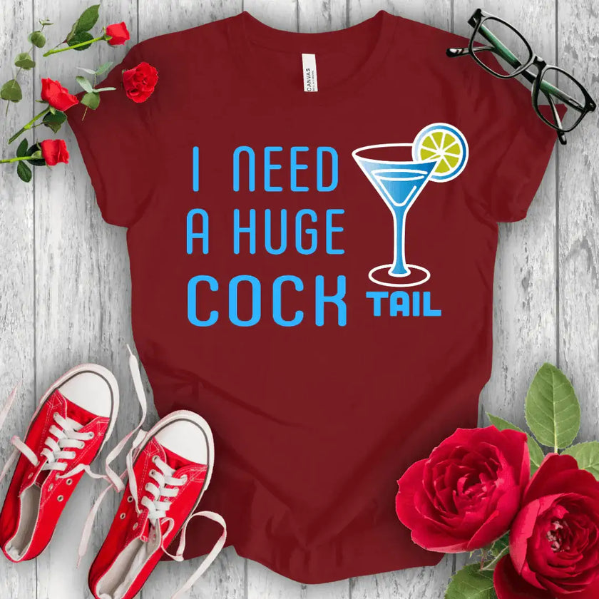 I need a huge cocktail premium tee - STYLISHOUR