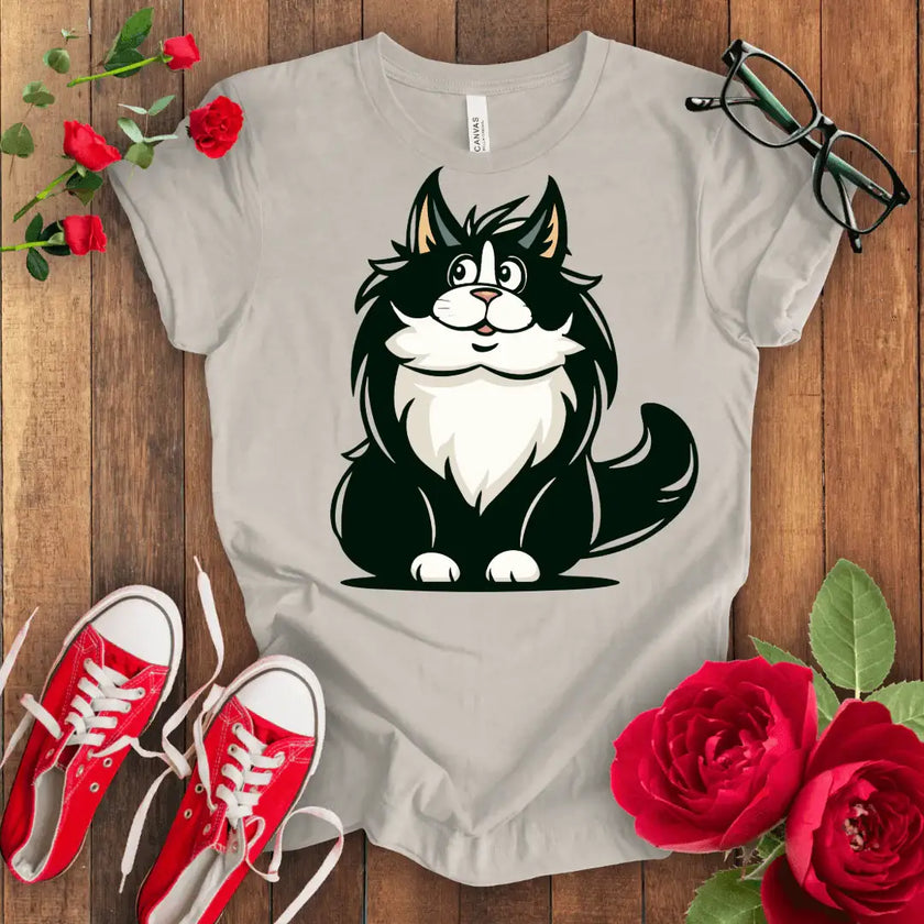 Meow Vibes Tee - Cute Cat Lover Shirt - STYLISHOUR