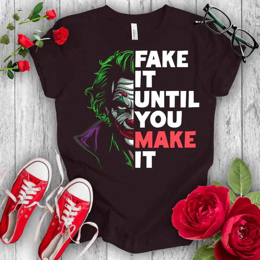Fake it Joker Premium T-shirt - STYLISHOUR