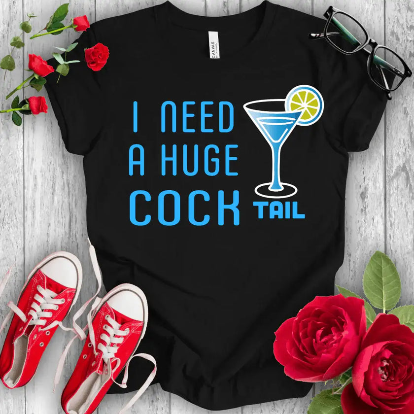I need a huge cocktail premium tee - STYLISHOUR