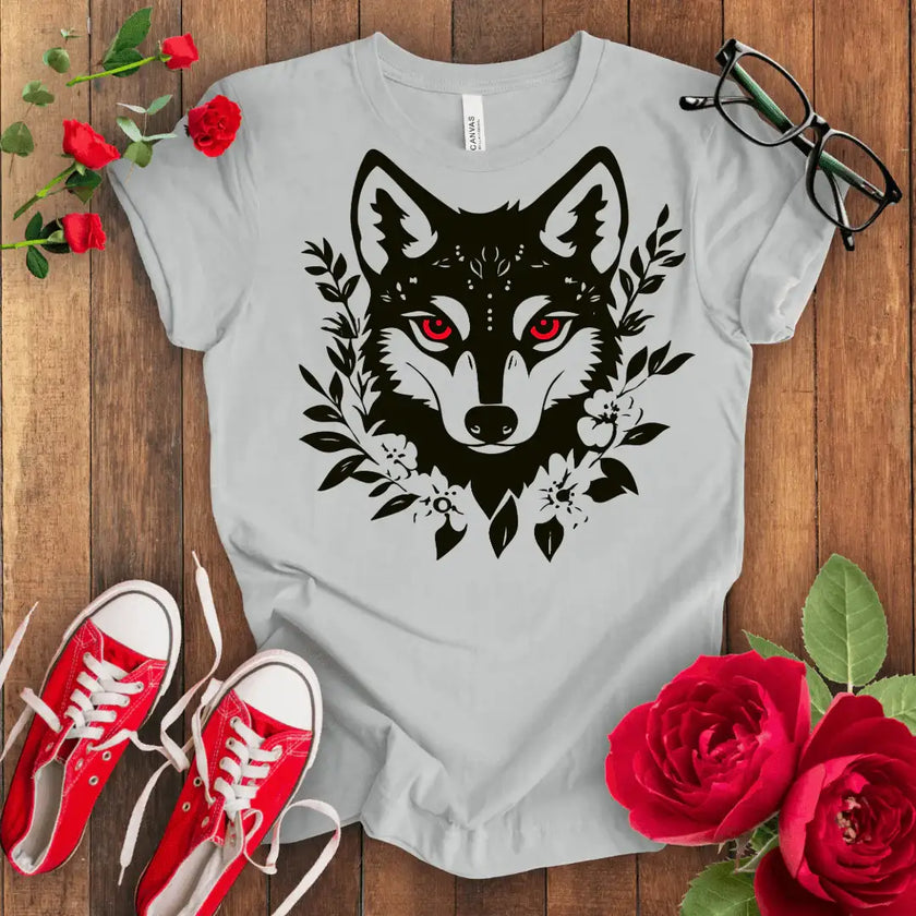 Midnight Wolf Tee - Howl in Style - STYLISHOUR