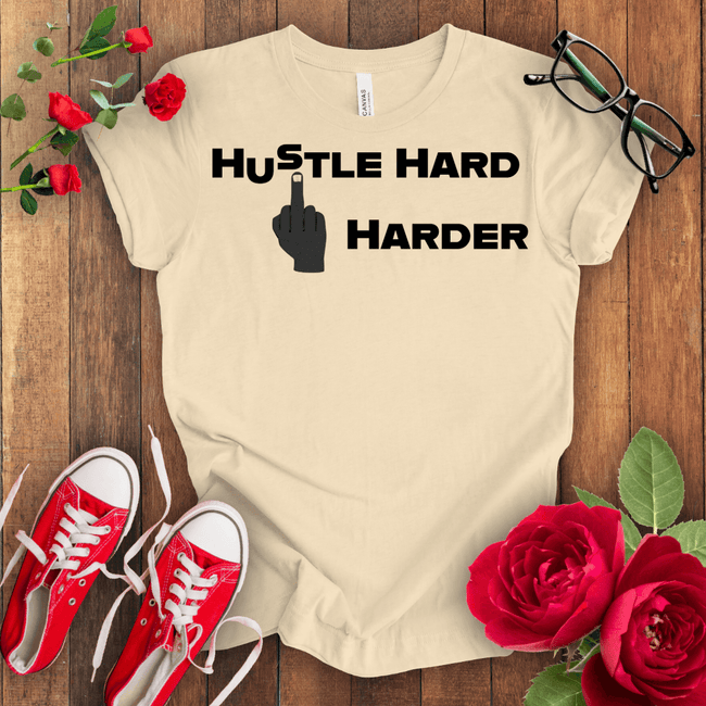 Hustle Hard T-shirt - STYLISHOUR
