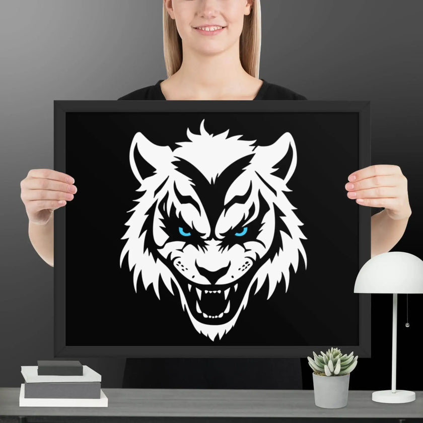 Fusion of Chaos and Power Framed poster - STYLISHOUR